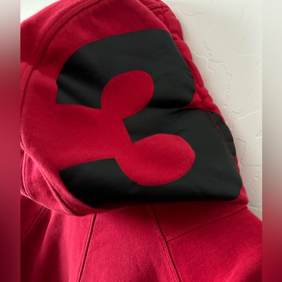 Jordan Jumpman RARE Red and Black Fleece Zip Sweatshirt Hoodie - Picture 9 of 9